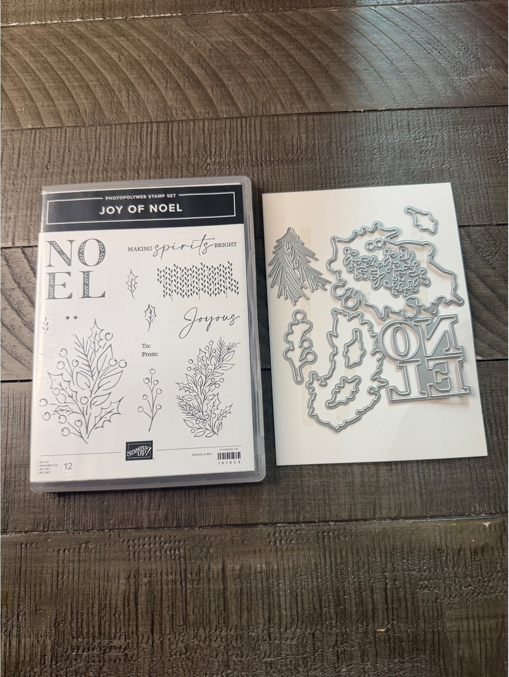 Stampin’ Up Joy of Noel stamp set and Joy of Noel Dies die cut set